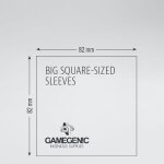 Gamegenic Prime Big-Square-Sized Sleeves Kartenschutzhüllen 82x82mm (50 Stück) (+)