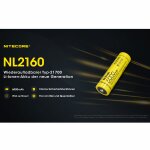 Nitecore NL2160 21700 Li-Ion Akku 3,6V 6000mAh bis 8A