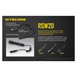 Nitecore Fernschalter RSW2D Kabelschalter mit gewundenem Kabel (B-Ware)