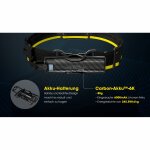 Nitecore Carbon Battery 6K Extension Kit - 6000 mAh Akku mit Stirnband