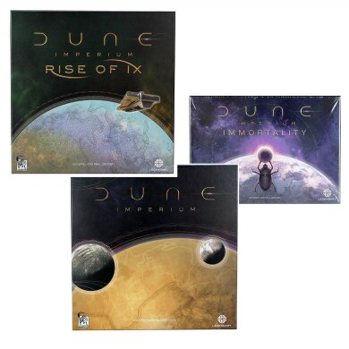 Dire Wolf Dune: Imperium Grundspiel + Rise of Ix + Immortality - Vorteilsset