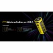 Nitecore NL169R - 16340 Li-Ion Akku 950mAh mit 2A und USB-Anschluss