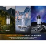 Fenix CL22R 500 Lumen - Campingleuchte mit Farbigen LEDs Night Black