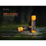 Fenix ARB-L18-4000U 18650 3,6V - Li-Ion Akku 4000mAh mit...