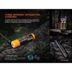 Fenix ARB-L18-4000U 18650 3,6V - Li-Ion Akku 4000mAh mit USB-Anschluss