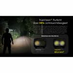 Nitecore UT27 (2024) Dual Power 800 Lumen - LED-Stirnlampe Titan White